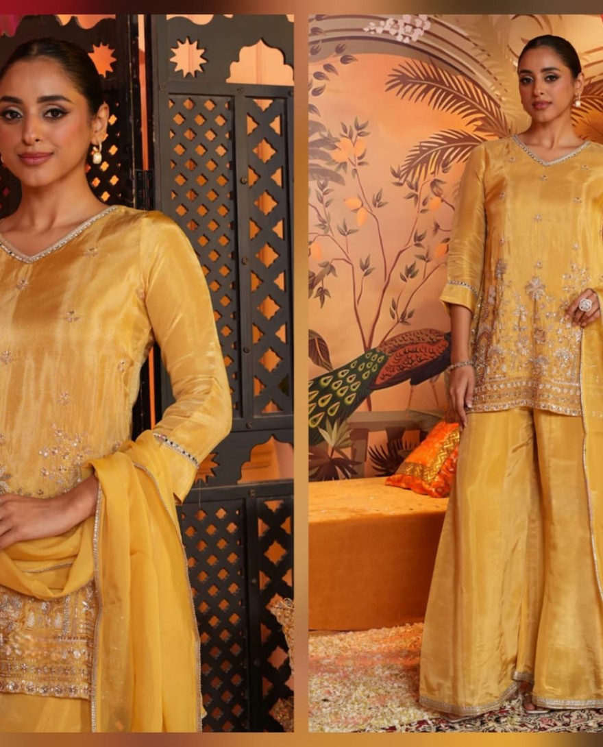 YELLOW - Sunshine Luxe-Palazzo Set
